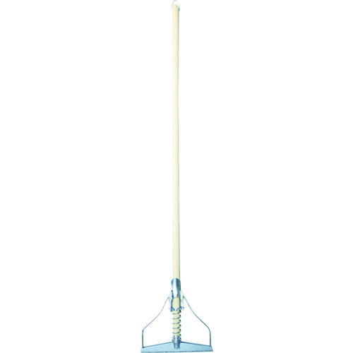 トラスコ中山 ジポン 鉄板スプリングモップ 木柄かん付(ご注文単位1本)【直送品】