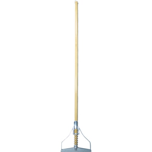 トラスコ中山 ジポン 鉄板スプリングモップ ニス柄かん付(ご注文単位1本)【直送品】