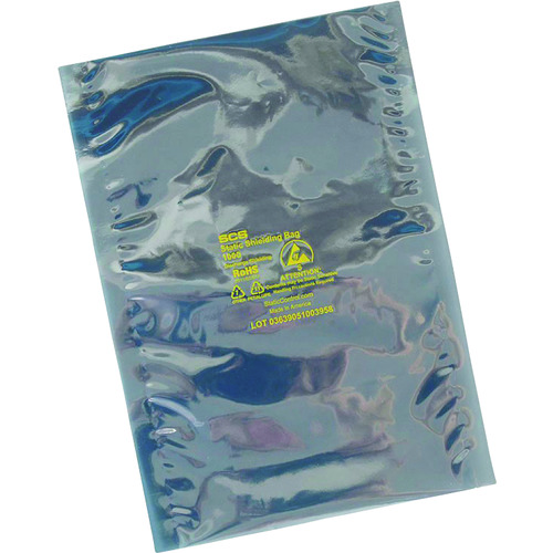 トラスコ中山 SCS 静電気シールドバッグ フラットタイプ 125X150mm (100枚入)(ご注文単位1箱)【直送品】