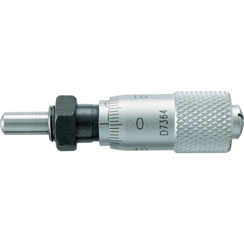 トラスコ中山 SK マイクロメータヘッド 測定範囲0~6.5mm ナット付 377-4635(ご注文単位1台)【直送品】