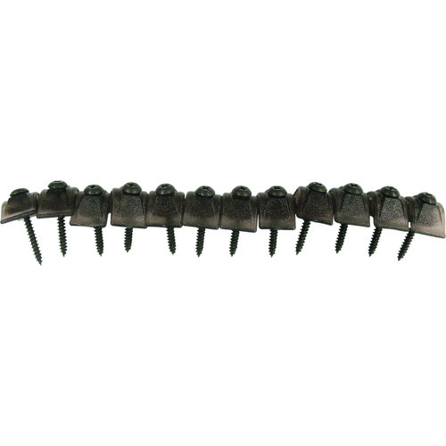 トラスコ中山 ダイドーハント ポリカ連結波板ビス 12連X2本(24本入) 4.2X35mm ブロンズ(ご注文単位1袋)【直送品】