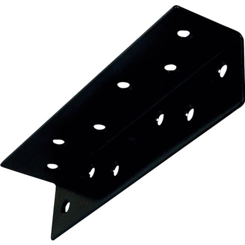 トラスコ中山 ダイドーハント 2×4サポート L型アングル タイプ2 24-A2-BK(ご注文単位1個)【直送品】