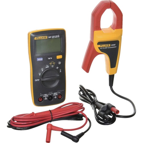 トラスコ中山 FLUKE ポケットサイズ・マルチメーター107i400E電流クランプ付キット(ご注文単位1台)【直送品】