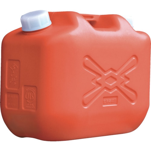 トラスコ中山 ヒシエス 灯油缶 10L 赤(ご注文単位1缶)【直送品】