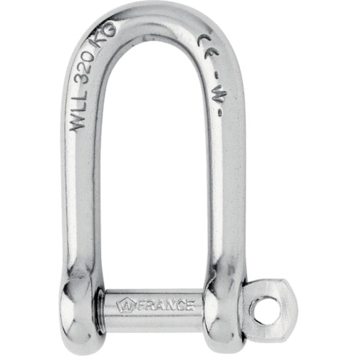 トラスコ中山 Wichard セルフロックロングDシャックル 5mm(ご注文単位1個)【直送品】