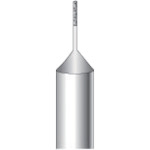 トラスコ中山 ナカニシ 超硬軸電着ダイヤモンド 刃径0.3mm（ご注文単位1本）【直送品】