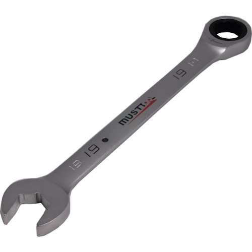トラスコ中山 MUSTTOOL シャークギアレンチ 19mm MWS-19(ご注文単位1個)【直送品】