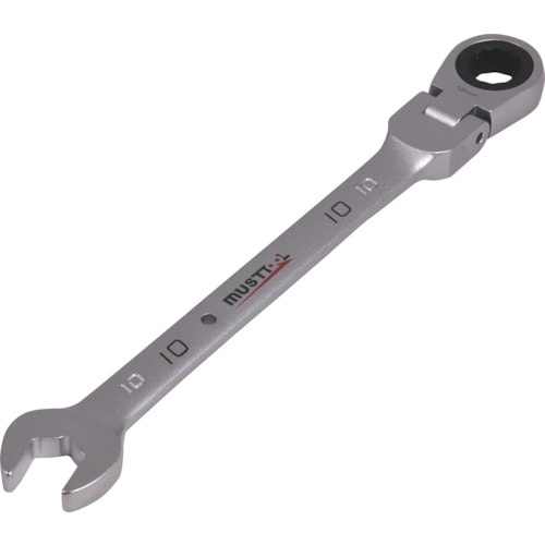 トラスコ中山 MUSTTOOL シャークフレキギアレンチ 10mm MWS-F10(ご注文単位1個)【直送品】