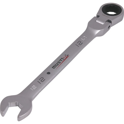 トラスコ中山 MUSTTOOL シャークフレキギアレンチ 12mm MWS-F12(ご注文単位1個)【直送品】