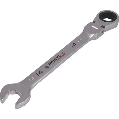 トラスコ中山 MUSTTOOL シャークフレキギアレンチ 14mm MWS-F14(ご注文単位1個)【直送品】