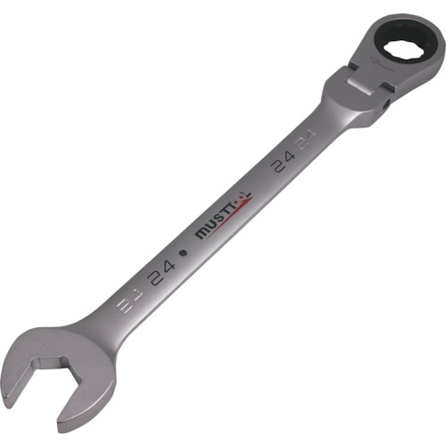 トラスコ中山 MUSTTOOL シャークフレキギアレンチ 24mm MWS-F24(ご注文単位1個)【直送品】