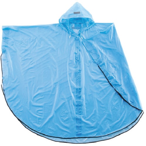 トラスコ中山 カジメイク パールポンチョ ブルー F(ご注文単位1着)【直送品】