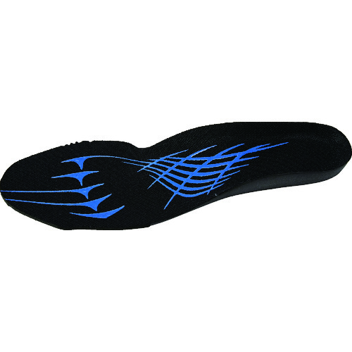 トラスコ中山 アシックス ウィンジョブ3D SOCKLINER HG ブラック 4S(ご注文単位1足)【直送品】