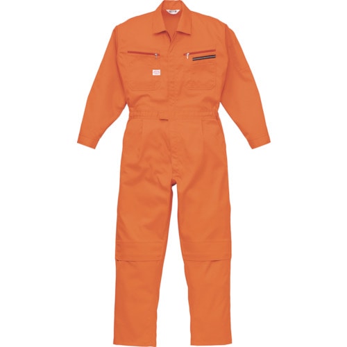 トラスコ中山 AUTO-BI つなぎ服1280-003オレンジ-S(ご注文単位1着)【直送品】