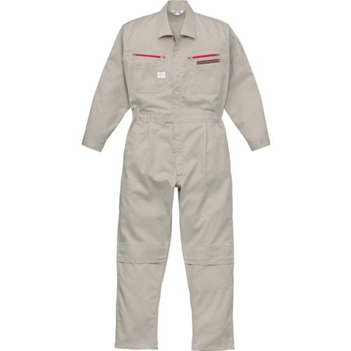 トラスコ中山 AUTO-BI つなぎ服1280-008シルバーグレー-M(ご注文単位1着)【直送品】