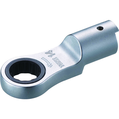 トラスコ中山 TONE トルクレンチ用交換ヘッド 差替式トルクレンチ用ラチェットめがねヘッド 全長69.5mm(ご注文単位1個)【直送品】