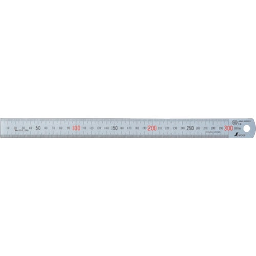 トラスコ中山 シンワ 直尺シルバー300mm(ご注文単位1本)【直送品】