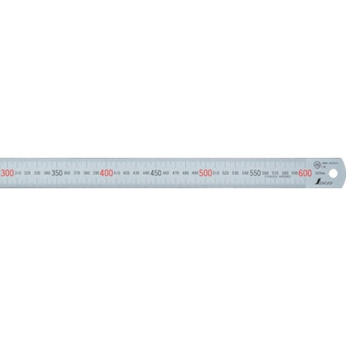 トラスコ中山 シンワ 直尺シルバー600mm(ご注文単位1本)【直送品】