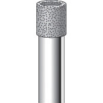 トラスコ中山 ナカニシ 電着CBNバー 円筒 #140 刃径7×80L(ご注文単位1本)【直送品】