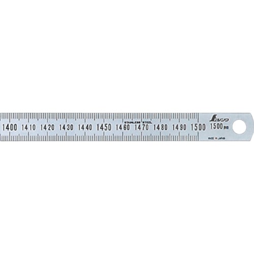 トラスコ中山 シンワ 細巾直尺1500mm(ご注文単位1本)【直送品】
