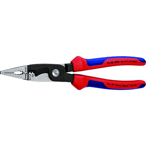 トラスコ中山 KNIPEX エレクトロプライヤー 200mm 446-7272(ご注文単位1個)【直送品】