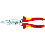トラスコ中山 KNIPEX 1386-200 絶縁エレクトロプライヤー(ご注文単位1個)【直送品】