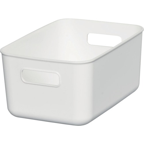 トラスコ中山 ヒマラヤ化学 1386 やわらかBOX/スリム浅型 ホワイト 179×259×120(ご注文単位1個)【直送品】