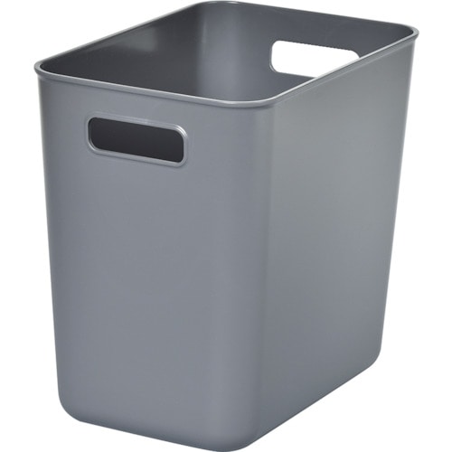 トラスコ中山 ヒマラヤ化学 1387 やわらかBOX/スリム深型 ダークグレー 179×259×245(ご注文単位1個)【直送品】