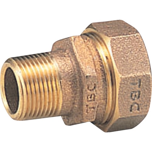 トラスコ中山 TBC PE継手オネジ1種13mm(ご注文単位1個)【直送品】