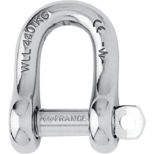 トラスコ中山 Wichard キャプティブピンDシャックル 5mm(ご注文単位1個)【直送品】