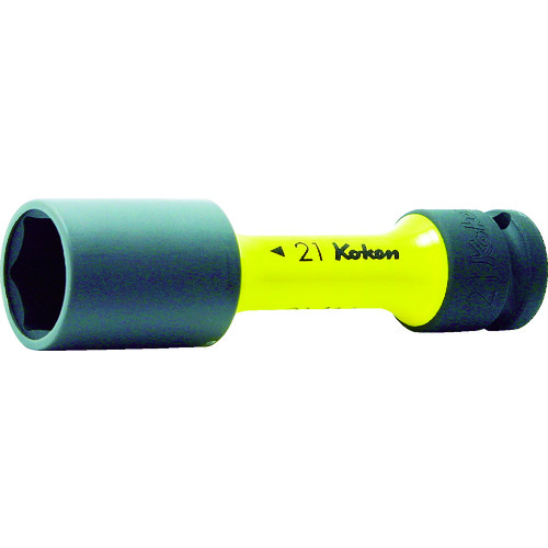 トラスコ中山 コーケン ホイールナット用薄肉ソケット 差込角12.7mm 対辺21mm 395-6857(ご注文単位1個)【直送品】