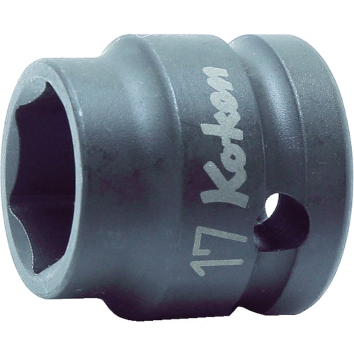 トラスコ中山 コーケン 12.7mm差込 インパクトショートソケット 22mm(ご注文単位1個)【直送品】
