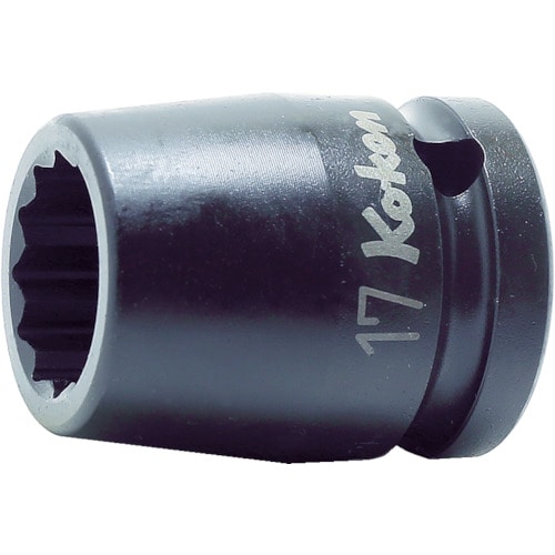 トラスコ中山 コーケン インパクト12角ソケット 差込角12.7mm 対辺14mm(ご注文単位1個)【直送品】
