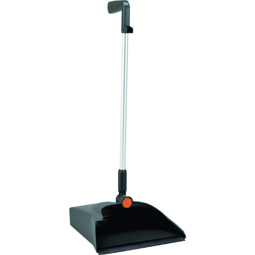 トラスコ中山 緑十字 2WAYちりとり ダークグレー TWT-DGL 全長:660/678mm 幅:272/121 ポリプロピレン製(ご注文単位1個)【直送品】