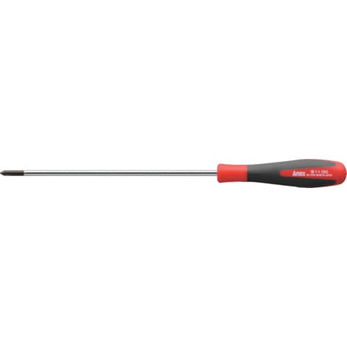 トラスコ中山 アネックス スーパーフィットドライバー 細軸タイプ +1×150(ご注文単位1本)【直送品】