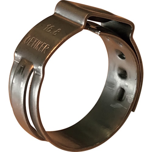 トラスコ中山 Oetiker PG167 ステップレスイヤークランプ Φ14.3 - 16.8mm(ご注文単位1個)【直送品】