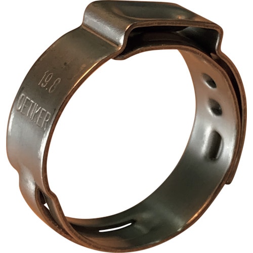 トラスコ中山 Oetiker PG167 ステップレスイヤークランプ Φ16.6 - 19.8mm(ご注文単位1個)【直送品】