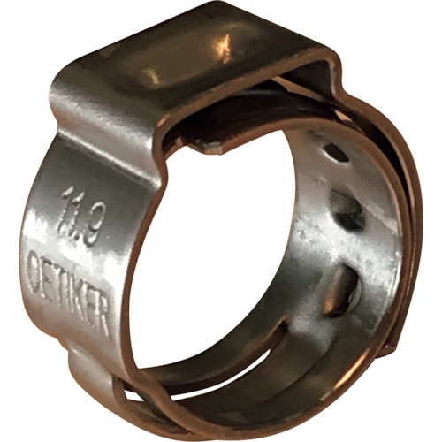 トラスコ中山 Oetiker PG167 ステップレスイヤークランプ Φ9.4 - 11.9mm(ご注文単位1個)【直送品】
