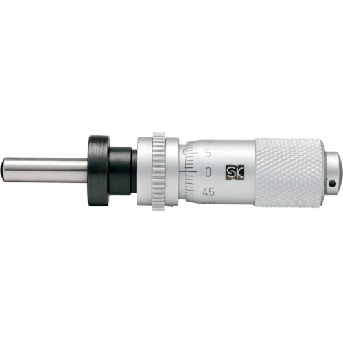 トラスコ中山 SK マイクロメータヘッド 測定範囲0~13mm ナット・ステムクランプ付(ご注文単位1台)【直送品】