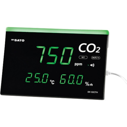 トラスコ中山 佐藤 CO2モニター SK-50CTH(1737-00)(ご注文単位1台)【直送品】