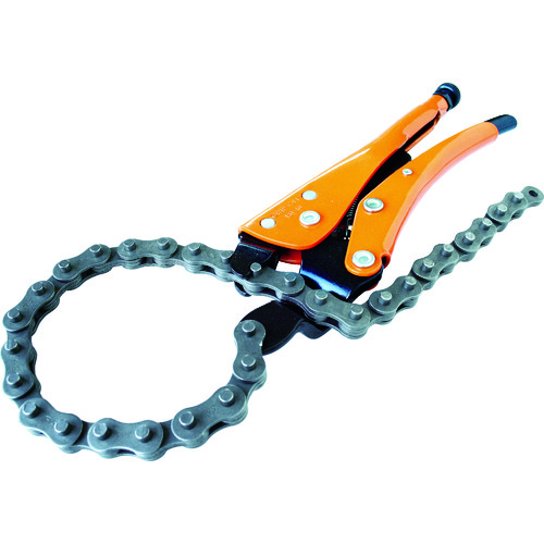 トラスコ中山 GRIP-ON チェーングリッププライヤー 486-4573(ご注文単位1個)【直送品】