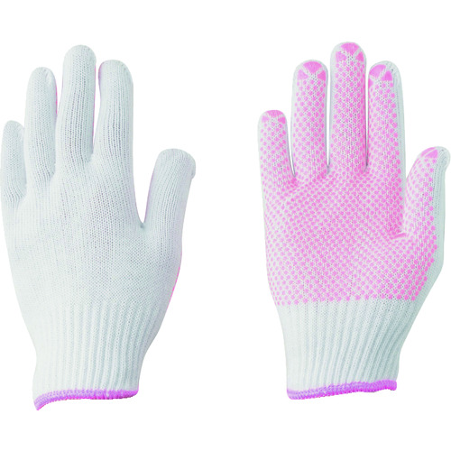 トラスコ中山 アトム 綿すべり止め手袋 女性用 5双組(ご注文単位1パック)【直送品】