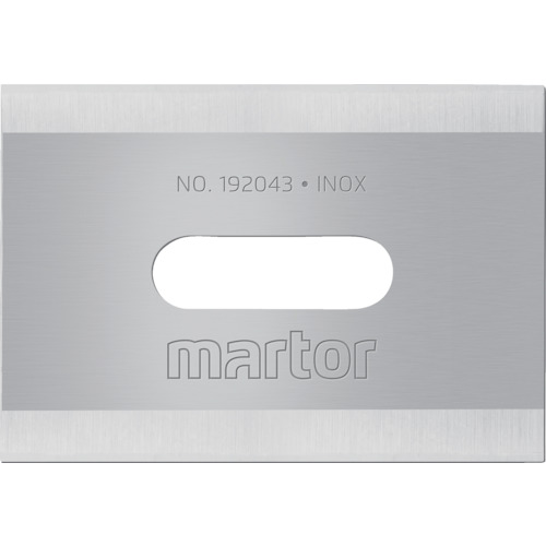 トラスコ中山 martor 替刃 10枚 INDUSTRIAL BLADE 192043 ステンレス(ご注文単位1パック)【直送品】