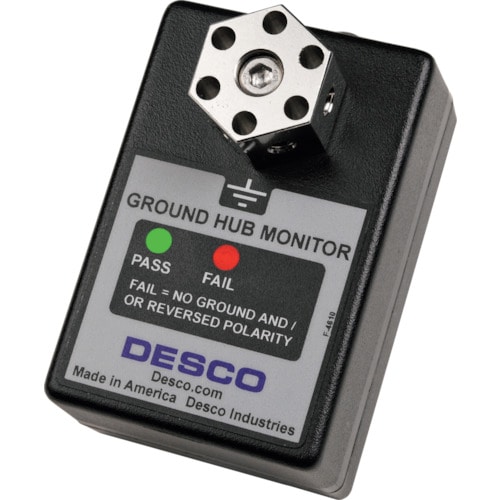 トラスコ中山 DESCO 機器接地確認モニター・ハブ 100~120V用(ご注文単位1台)【直送品】