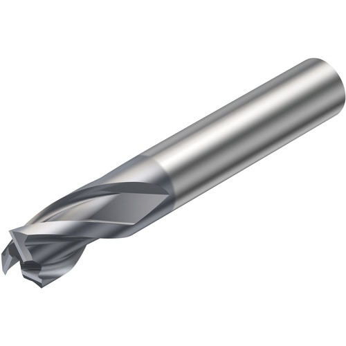 トラスコ中山 サンドビック 超硬スクエアエンドミル コロミルプルーラ(732) 刃径6mm 刃長10.5mm 全長57mm シャンク径6mm 1630(ご注文単位1本)【直送品】