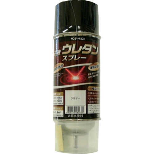 トラスコ中山 サンデーペイント 2液ウレタンスプレー 320ml シルバー(ご注文単位1本)【直送品】