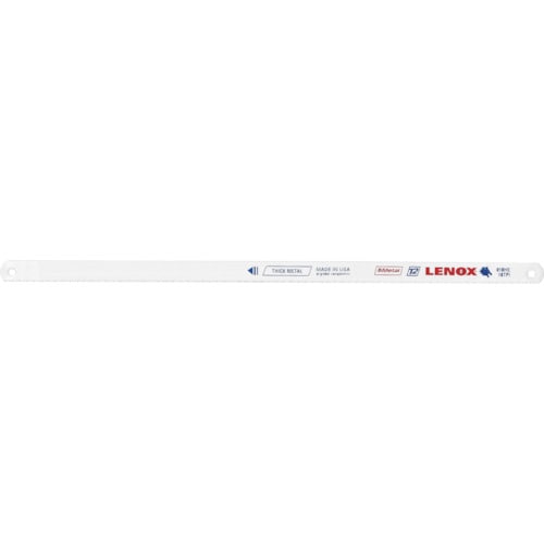 トラスコ中山 LENOX バイメタルハックソーブレード 250mm×18山(10枚入り)(ご注文単位1パック)【直送品】