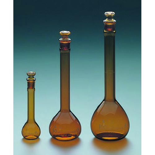 トラスコ中山 クライミング 2031 メスフラスコ(茶) 250ml(ご注文単位1個)【直送品】