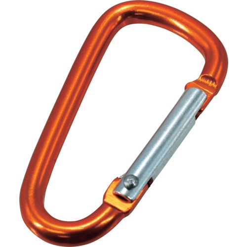 トラスコ中山 アストロプロダクツ D型カラビナ S ゴールド(ご注文単位1個)【直送品】