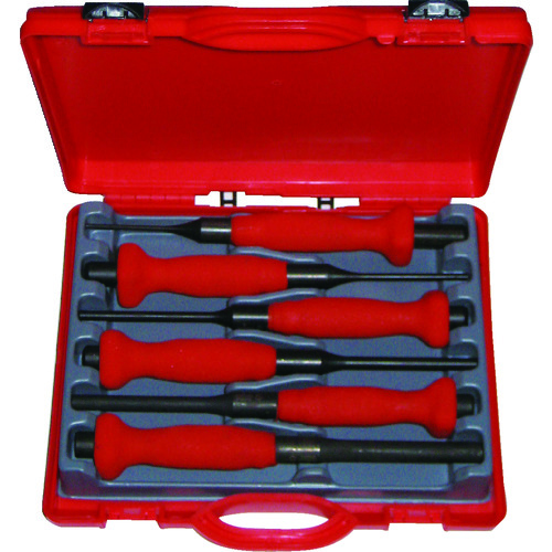 トラスコ中山 RACODON ハンドル付 平行ピンポンチ 6本セット 855-3829(ご注文単位1セット)【直送品】